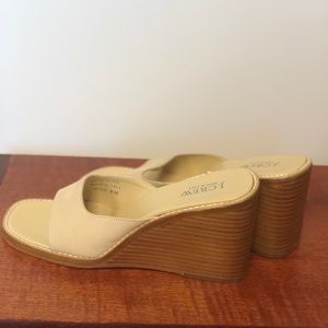 J. Crew Leather Slip On Mules
